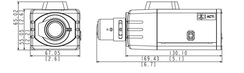 ACTI D22 z obiektywem zmiennoogniskowym - Kamery kompaktowe IP