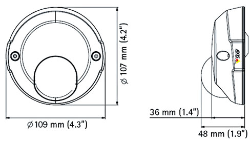 AXIS M3114-R RJ-45 / M12 Mpix - Kamery kopukowe IP