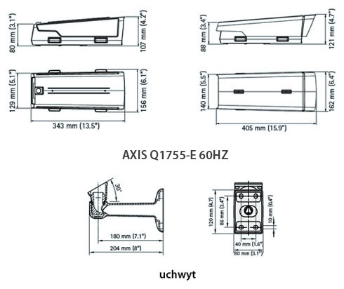 Kamera IP AXIS Q1755-E 60HZ