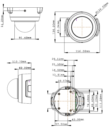 GV-FD220D Mpix - Kamery kopukowe IP