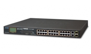 Planet FGSW-2622VHP - Switch 24x10/100TX 802.3at PoE + 2xGigabit